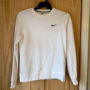 Nike Womens Classic White Crewneck Sweater